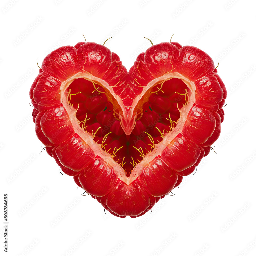 custom made wallpaper toronto digitalisolated heart shaped freshness, GENERATIVE AI