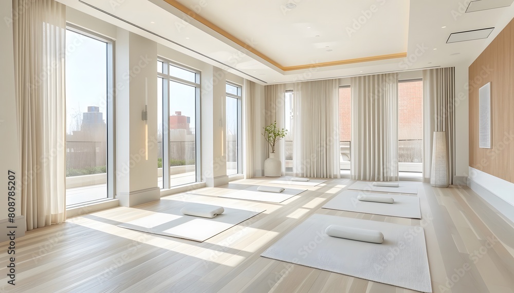 Bright and Airy Yoga Studio Bright and Airy Yoga Studio