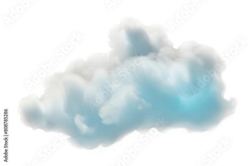 PNG Small pastel blue cloud fog sky nature black background. © Rawpixel.com
