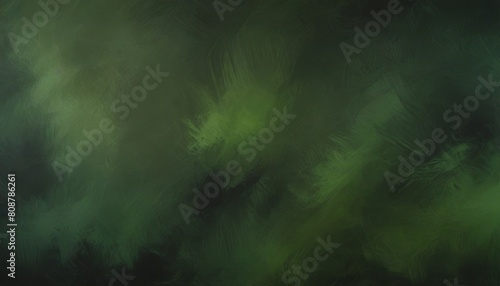 abstract painting background texture with dark olive green  moderate green and very dark green colors and space for text or image. can be used as header or banner