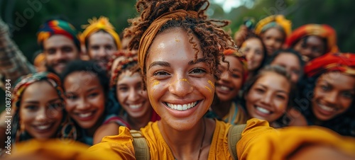 World Day for Cultural Diversity for Dialogue and Development, Portrait of happy young women photo