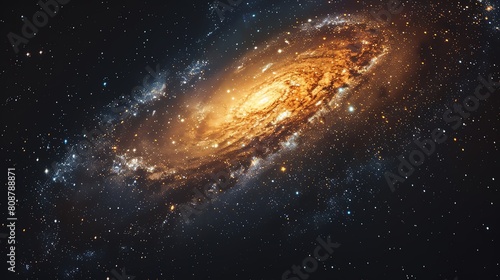 Explore the vastness of space in a stock image