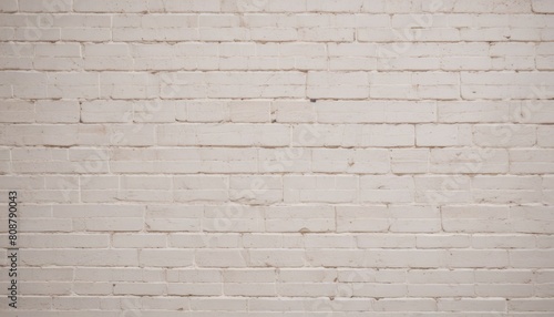 Background texture of white brick wall