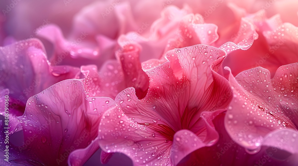 A serene image of velvet textures that simulate the softness of flower petals, in light and dark pink tones. A serene image of velvet textures that simulate the softness of flower petals, in light and dark pink tones.