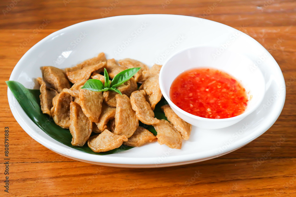 fried sausage ,fried pork sausage or Thai sausage or deep fried sausage fried sausage ,fried pork sausage or Thai sausage or deep fried sausage