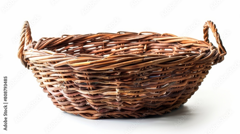 A beautiful handmade wicker basket, perfect for storing your fruits and vegetables. A beautiful handmade wicker basket, perfect for storing your fruits and vegetables.
