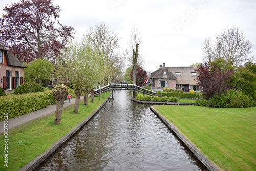 GIETHOORN, NETHERLANDS, April, 27, 2024, Beautiful village 