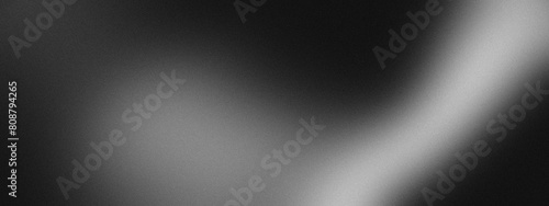 Monochrome grainy background black white gray noisy texture minimal grunge banner header poster cover backdrop design.