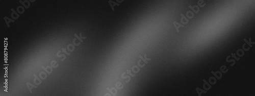 Monochrome grainy background black white gray noisy texture minimal grunge banner header poster cover backdrop design.