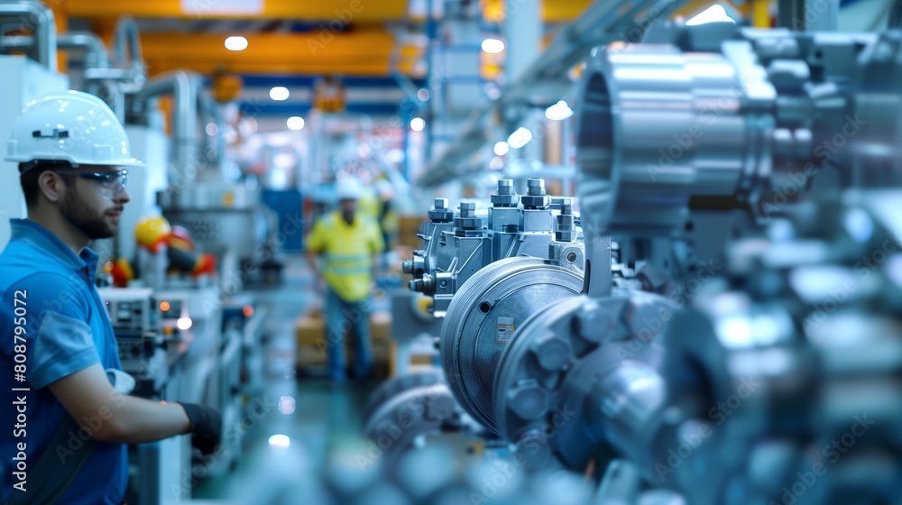 Modern Factory Complex: Industrial Manufacturing Plant Modern Factory Complex: Industrial Manufacturing Plant