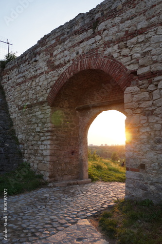 Arch with sunset view