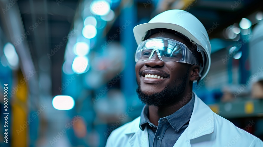 Portrait of a Skilled Black Male Maintenance Engineer Portrait of a Skilled Black Male Maintenance Engineer