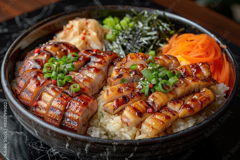 Fototapeta premium unagi japanese grilled eel professional advertising food photography