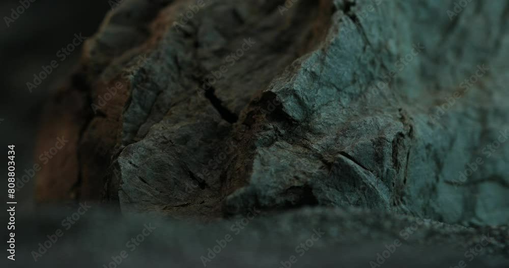 Subtle Cool-Toned Rock Texture Detail. Close-up, shallow dof. Subtle Cool-Toned Rock Texture Detail. Close-up, shallow dof.