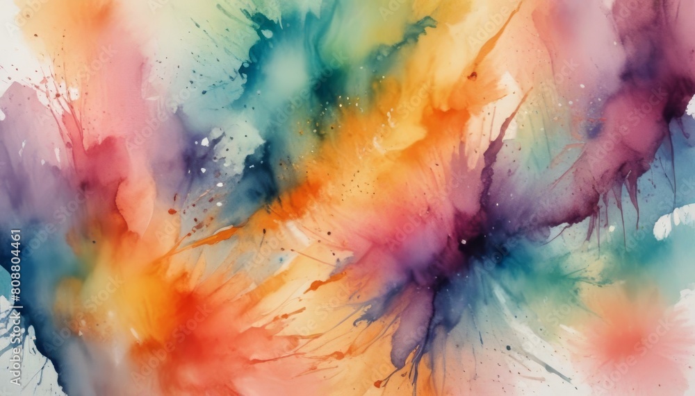 reduction bright Abstract watercolor drawing on a paper image reduction bright Abstract watercolor drawing on a paper image