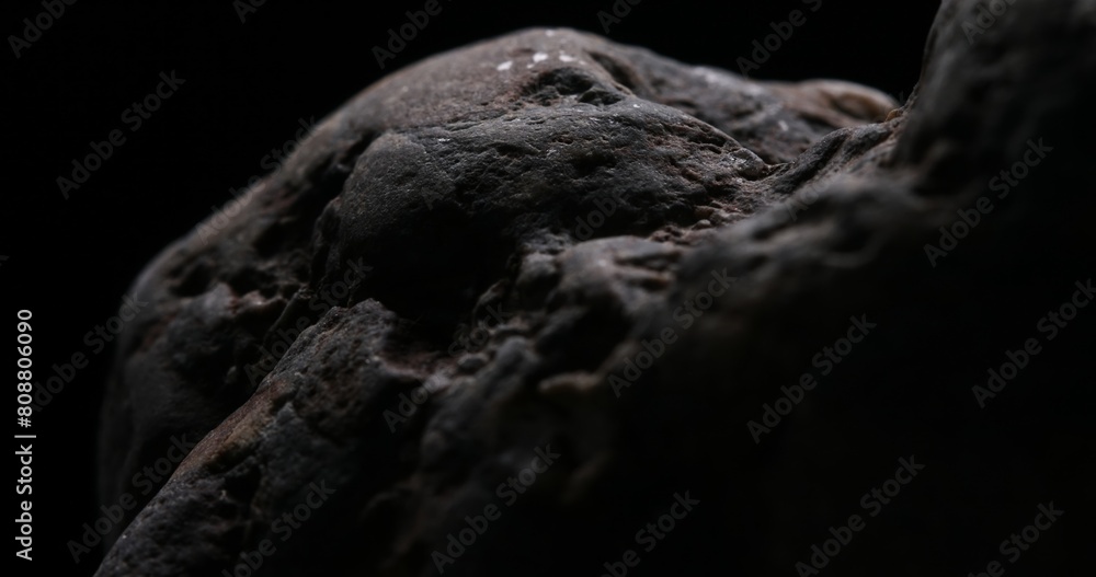 Meteorite-like Boulders Against the Void. Close-up, shallow dof. Meteorite-like Boulders Against the Void. Close-up, shallow dof.