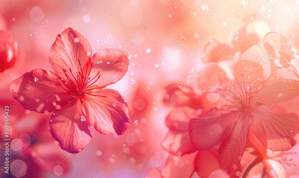 abstract background with flowers. beautiful, modern, gradient, pink background with flowers for websites. abstract background with flowers. beautiful, modern, gradient, pink background with flowers for websites.