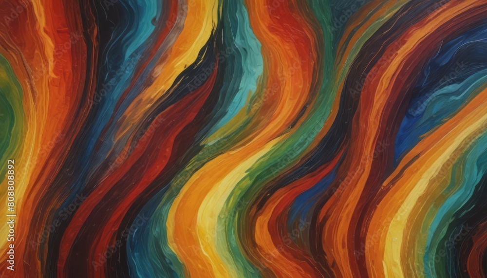 Wavy oil paint textures as abstract patchwork background or striped textured wallpaper Wavy oil paint textures as abstract patchwork background or striped textured wallpaper