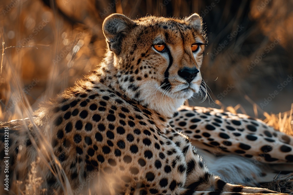 Fototapeta premium Cheetah Laying Down