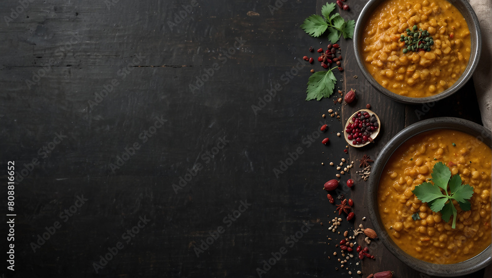 bowl of soup with a wooden spoon bowl of soup with a wooden spoon