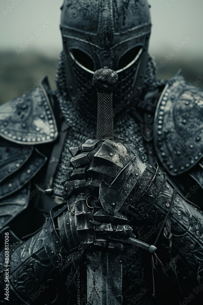 Fototapeta premium A knight in armor
