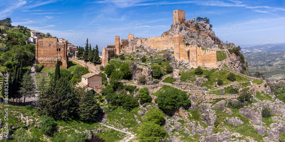 La Iruela castle, fortress of Andalusian origin, La Iruela, Guadalquivir valley, Sierras de Cazorla, Segura and Las Villas N.P., Jaén province, Andalusia, Spain