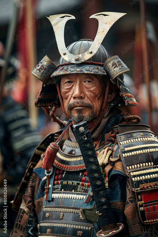 Asian Warrior Holding Sword Asian Warrior Holding Sword