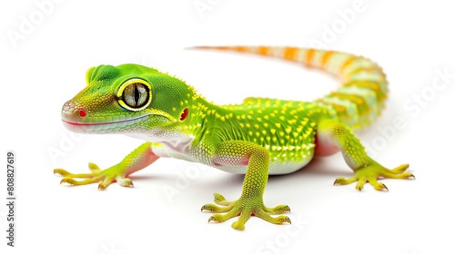 gecko, wall climber Isolated on white background © Gwang