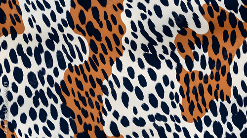 blue and brown lepard print pattern abstract graphic poster background
