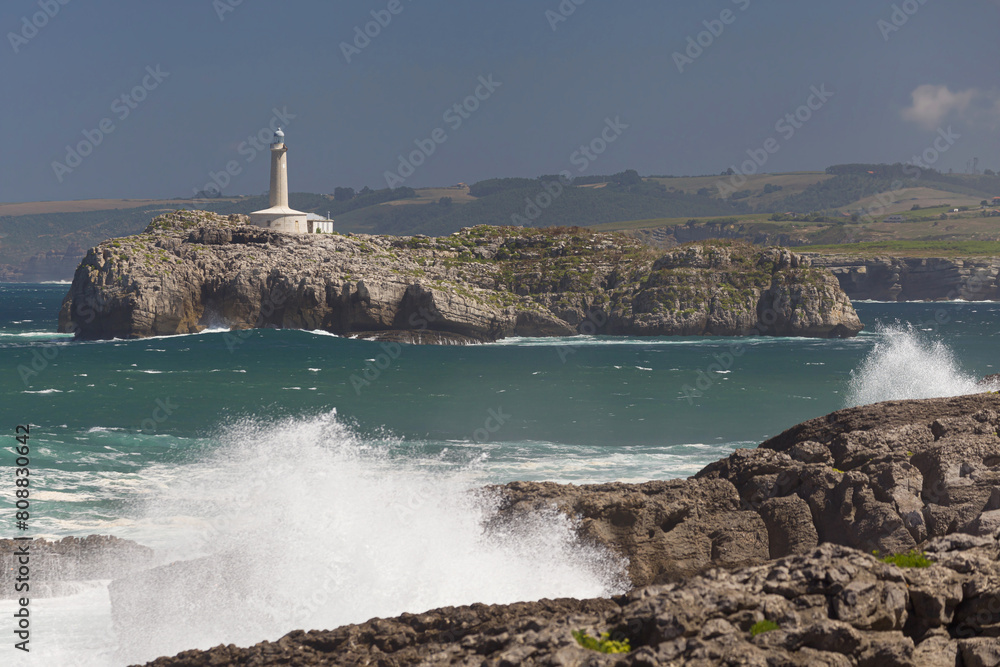 Mouro Island in Santander