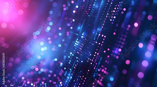 Modern digital business technology blue and purple abstract design background 