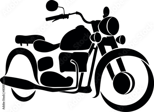 Motorcycle Cut File, SVG file for Cricut and Silhouette , EPS , Vector, JPEG , Logo , T Shirt