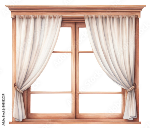 PNG Curtain window texture wood