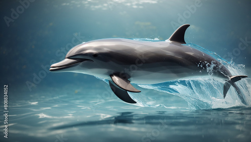 dolphin jumping out of water