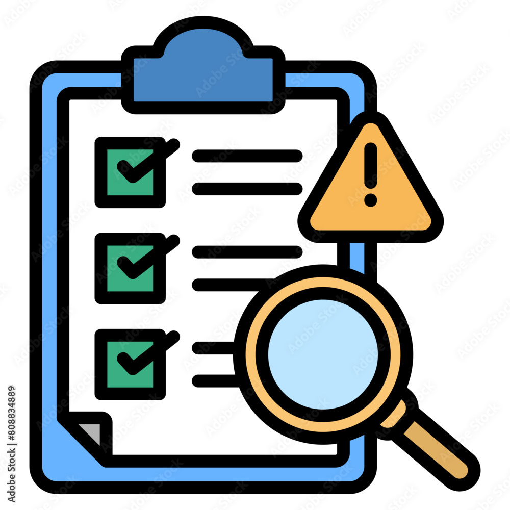 Incident Audit Icon Element For Design Incident Audit Icon Element For Design