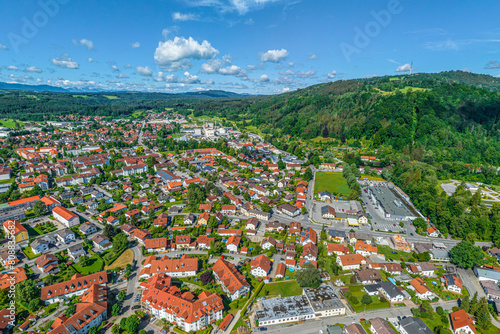 Ausblick auf den Markt Peißenberg in Oberbayern photo