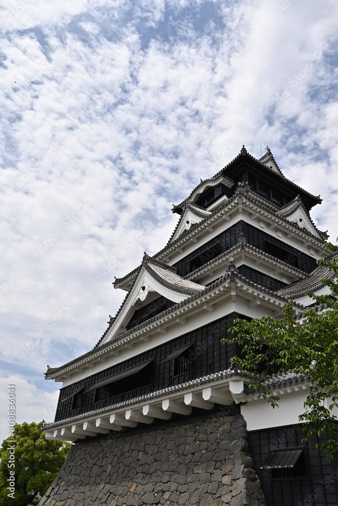 Kumamoto Castle, a famous landmark Kumamoto Castle, a famous landmark