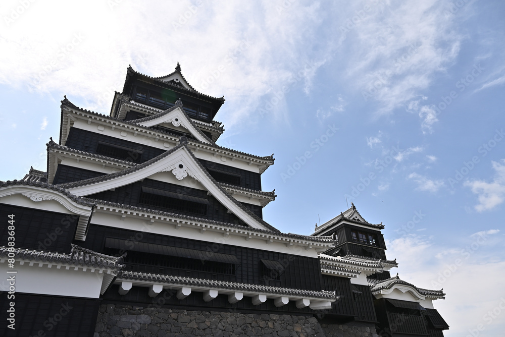 Kumamoto Castle, a famous landmark Kumamoto Castle, a famous landmark