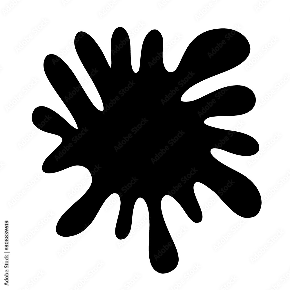 black paint blot black paint blot