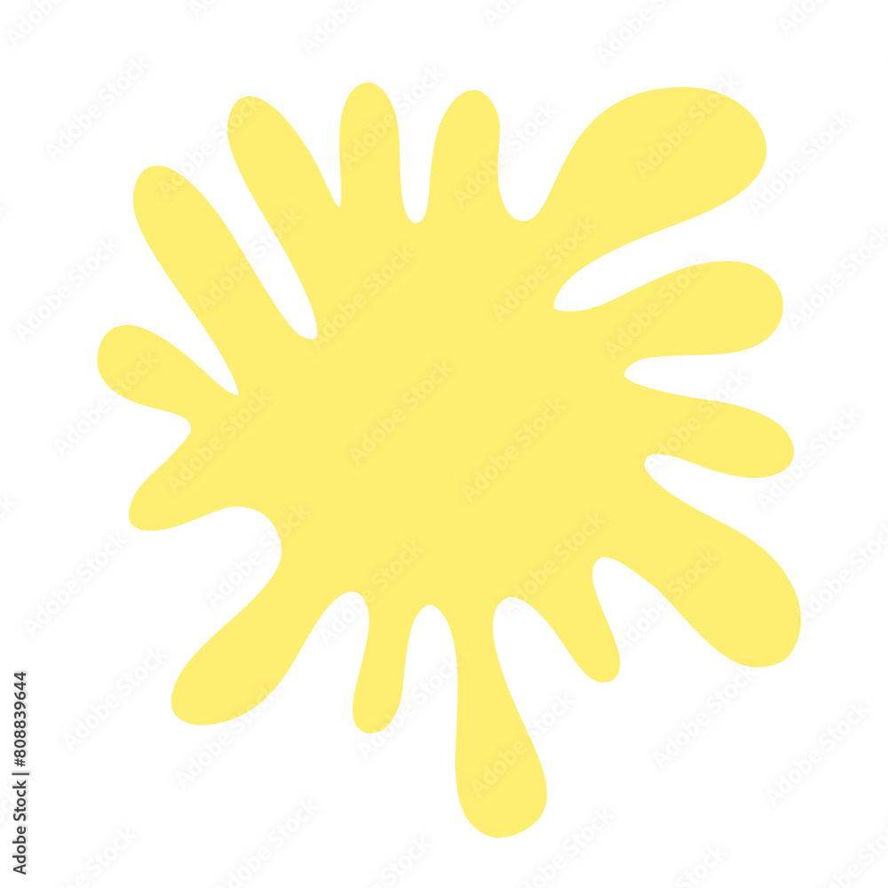 yellow paint blot yellow paint blot