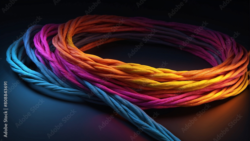 Vibrant Ribbon Background Vibrant Ribbon Background