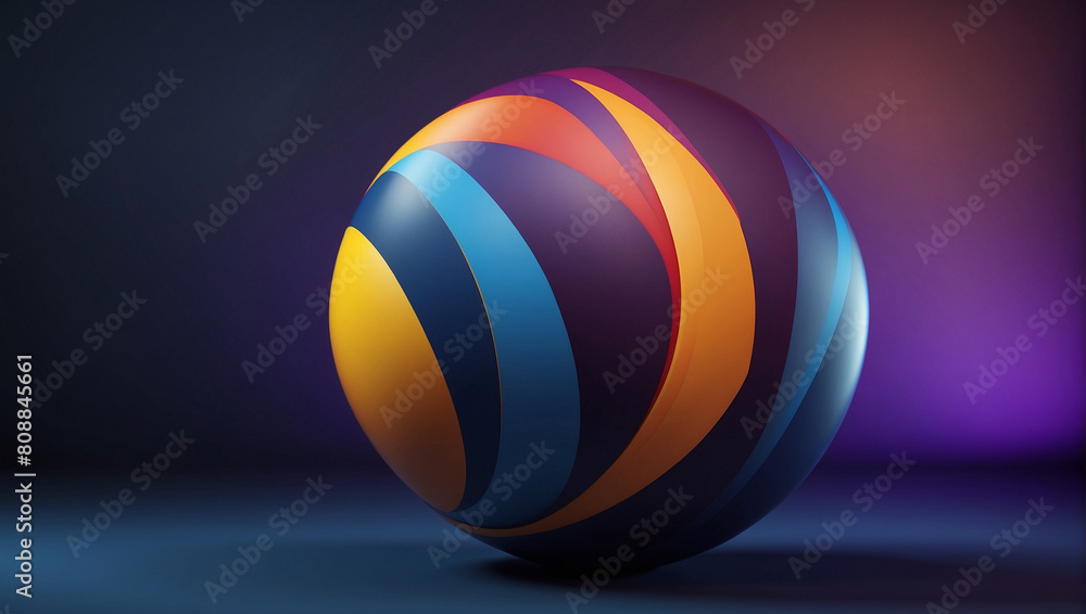 3D Modern Abstract Background