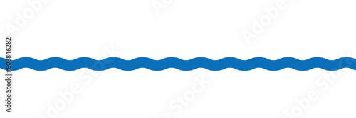 Squiggle line element. isolated on white background. Vector illustration eps10.