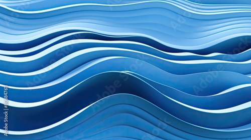 Close-up of smooth water ripples forming abstract wave patterns © mon