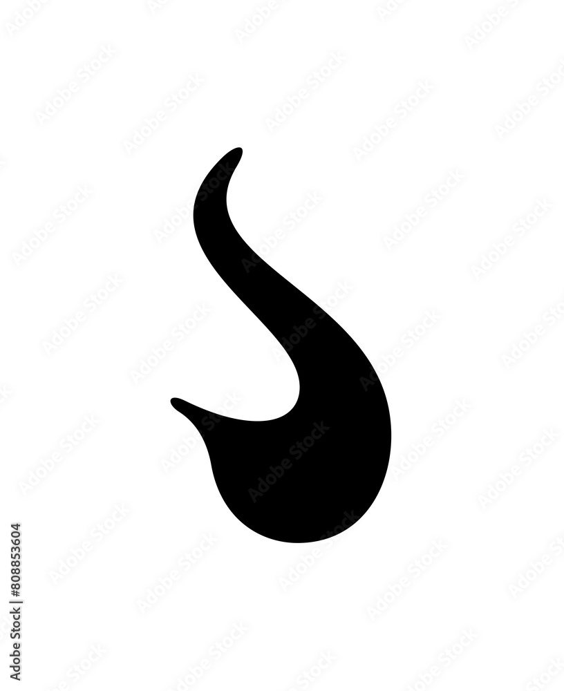 Black silhouette fire flame graphic design Black silhouette fire flame graphic design