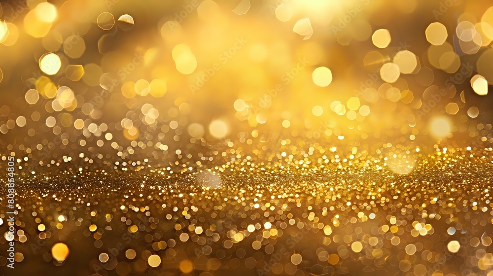 Luxurious Golden Glitter: Gradient Background with Sparkling Elegance Luxurious Golden Glitter: Gradient Background with Sparkling Elegance