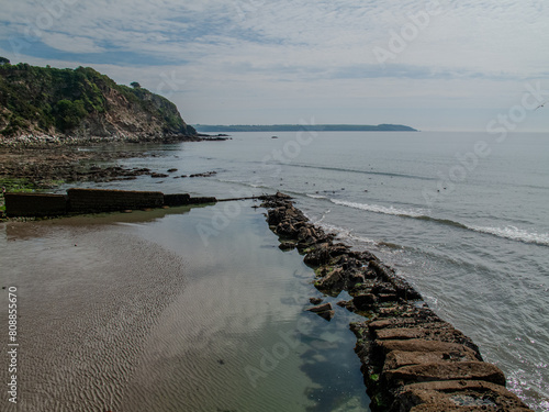 Cornish Seascape at Lowtide. photo
