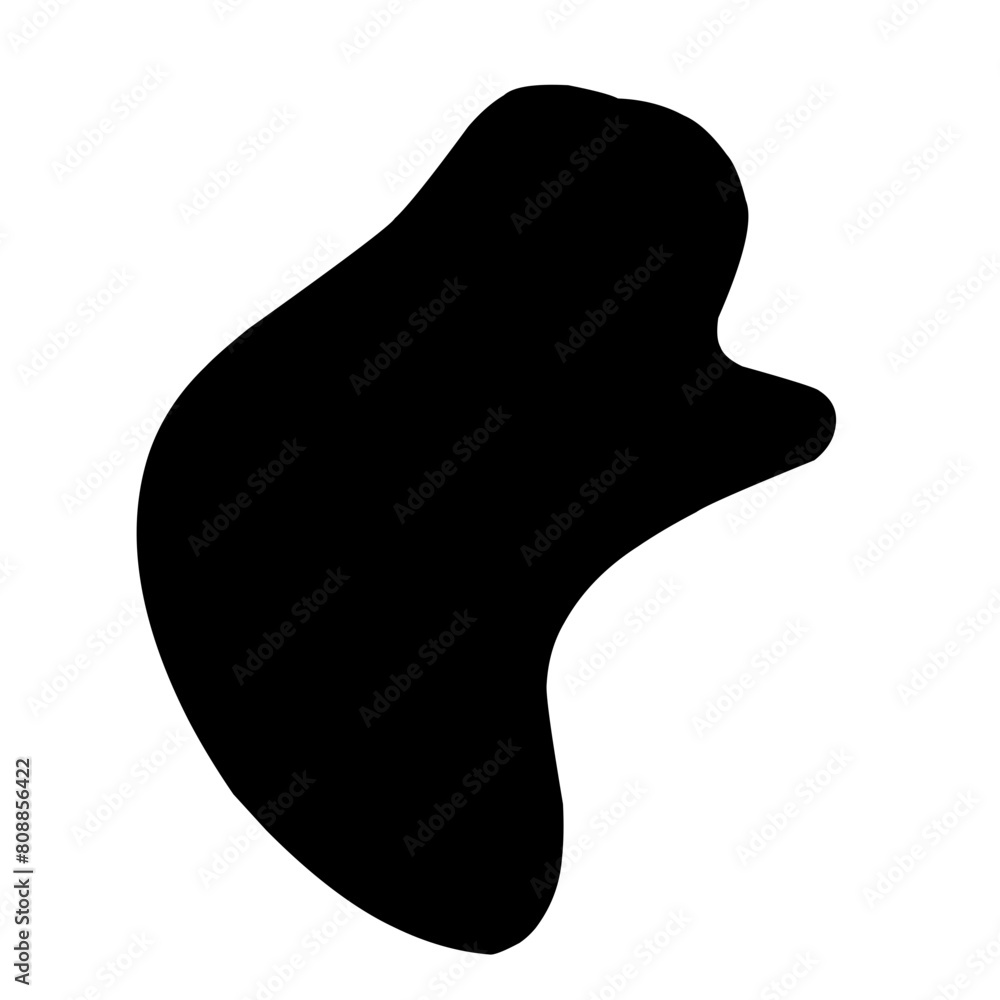 irregular black blob shape irregular black blob shape