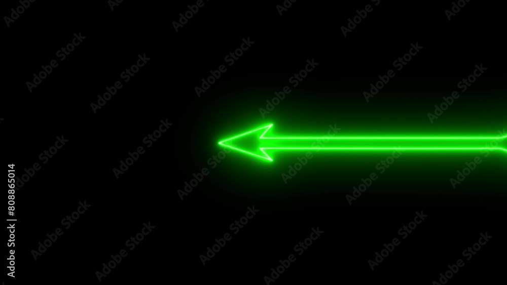 Green hunting arrow on black background. Arrow bow icon. Aim the target with the arrow. Illuminated neon line medieval bow and arrow icon on black background. Green hunting arrow on black background. Arrow bow icon. Aim the target with the arrow. Illuminated neon line medieval bow and arrow icon on black background.