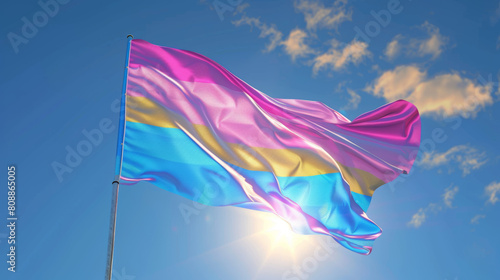 Intersex-inclusive redesign of the Progress Pride Flag Stock Photo photography photo